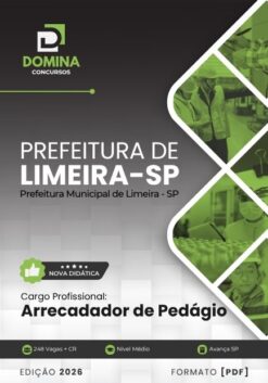 Arrecadador de Pedágio Limeira SP | Apostila 2026