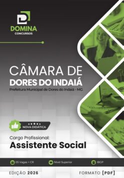Assistente Social Câmara Dores do Indaiá MG | Apostila 2026