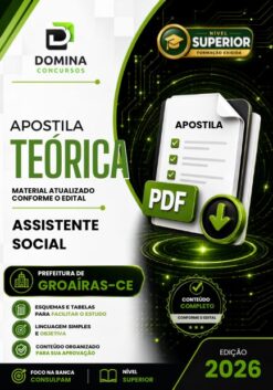 Assistente Social Groaíras CE | Apostila 2026