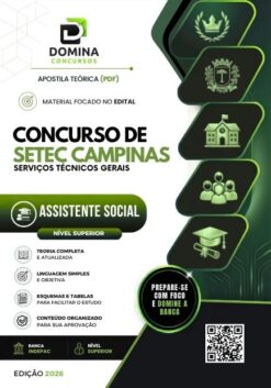 Assistente Social SETEC Campinas SP | Apostila 2026