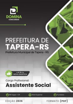 Assistente Social Tapera RS | Apostila 2026