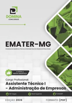 Assistente Técnico Administração de Empresas EMATER MG | Apostila 2026