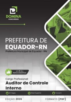 Auditor de Controle Interno Equador RN | Apostila 2026