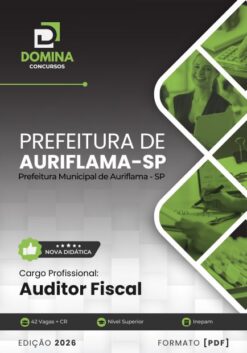 Auditor Fiscal Auriflama SP | Apostila 2026