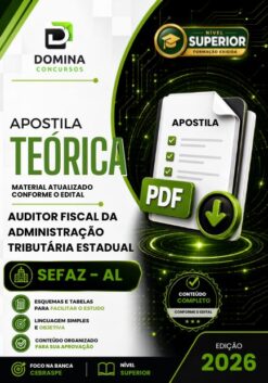 Auditor Fiscal da Administração Tributária Estadual SEFAZ AL | Apostila 2026