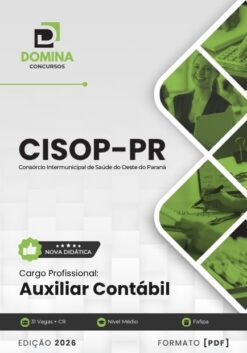Auxiliar Contábil CISOP PR | Apostila 2026
