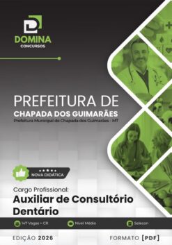 Auxiliar de Consultório Dentário Chapada dos Guimarães MT | Apostila 2026