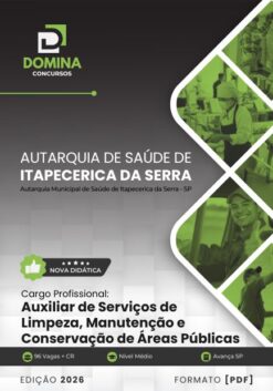 Auxiliar de Serviços de Limpeza e Conservação AMS Itapecerica da Serra SP | Apostila 2026