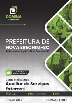 Auxiliar de Serviços Externos Nova Erechim SC | Apostila 2026
