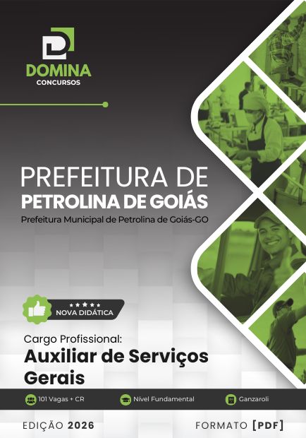 Auxiliar de Serviços Gerais Petrolina de Goiás GO | Apostila 2027 1 Auxiliar de Serviços Gerais Petrolina de Goiás GO | Apostila 2027