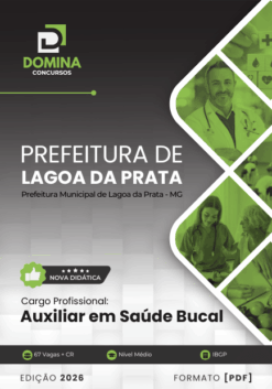 Auxiliar em Saúde Bucal Lagoa da Prata MG | Apostila 2026