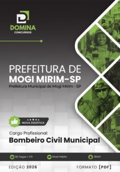 Bombeiro Civil Municipal Prefeitura Mogi Mirim SP | Apostila 2026
