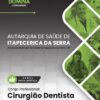 Cirurgião Dentista AMS Itapecerica da Serra SP | Apostila 2026