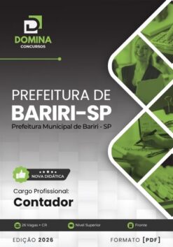 Contador Bariri SP | Apostila 2026