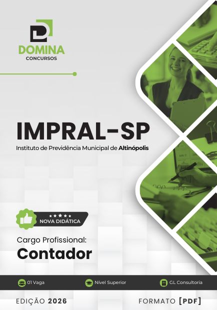 Contador IMPRAL SP | Apostila 2026 1 Contador IMPRAL SP | Apostila 2026