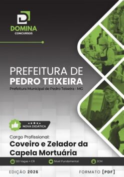 Coveiro e Zelador Pedro Teixeira MG | Apostila 2026