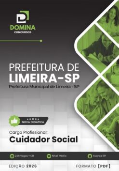 Cuidador Social Limeira SP | Apostila 2026