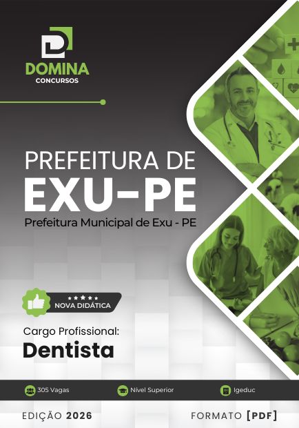Dentista EXU PE | Apostila 2026 1 Dentista EXU PE | Apostila 2026