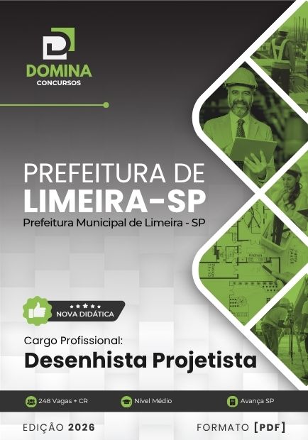 Desenhista Projetista Limeira SP | Apostila 2026 1 Desenhista Projetista Limeira SP | Apostila 2026