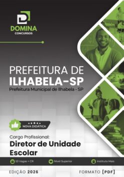 Diretor de Unidade Escolar Ilhabela SP | Apostila 2026