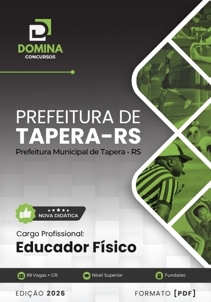 Educador Físico Tapera RS | Apostila 2026 1 Educador Físico Tapera RS | Apostila 2026