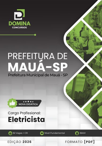 Eletricista Prefeitura Mauá SP | Apostila 2026 1 Eletricista Prefeitura Mauá SP | Apostila 2026