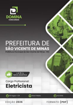 Eletricista São Vicente de Minas MG | Apostila 2026