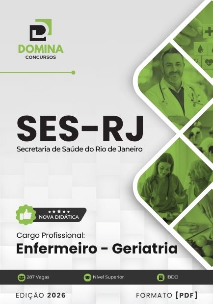 Enfermeiro Geriatria SES RJ | Apostila 2026 1 Enfermeiro Geriatria SES RJ | Apostila 2026