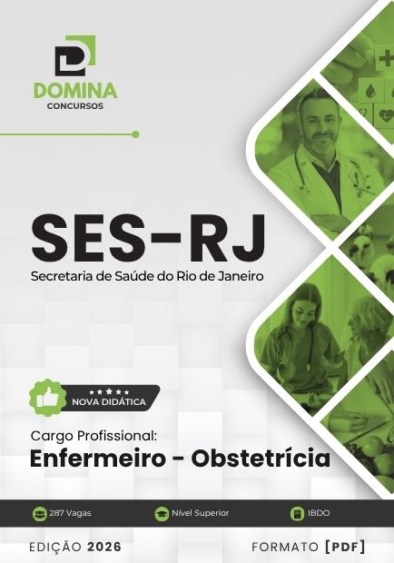Enfermeiro Obstetrícia SES RJ | Apostila 2026 1 Enfermeiro Obstetrícia SES RJ | Apostila 2026