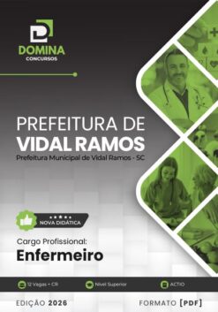 Enfermeiro Vidal Ramos SC | Apostila 2026