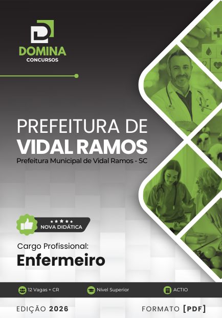 Enfermeiro Vidal Ramos SC | Apostila 2026 1 Enfermeiro Vidal Ramos SC | Apostila 2026