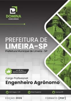 Engenheiro Agrônomo Limeira SP | Apostila 2026