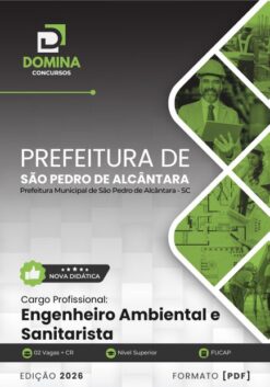 Engenheiro Ambiental e Sanitarista São Pedro de Alcântara SC | Apostila 2026