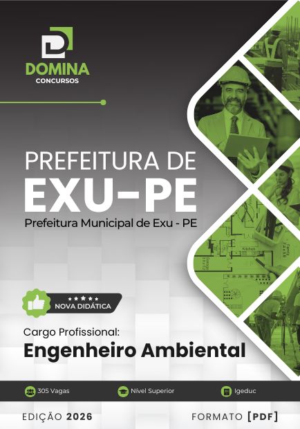 Engenheiro Ambiental EXU PE | Apostila 2026 1 Engenheiro Ambiental EXU PE | Apostila 2026