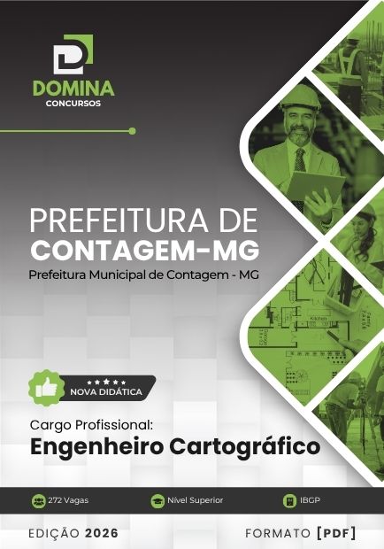 Engenheiro Cartográfico Contagem MG | Apostila 2026 1 Engenheiro Cartográfico Contagem MG | Apostila 2026