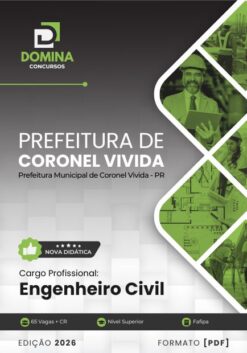 Engenheiro Civil Coronel Vivida PR | Apostila 2026