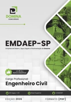 Engenheiro Civil EMDAEP Dracena SP | Apostila 2026