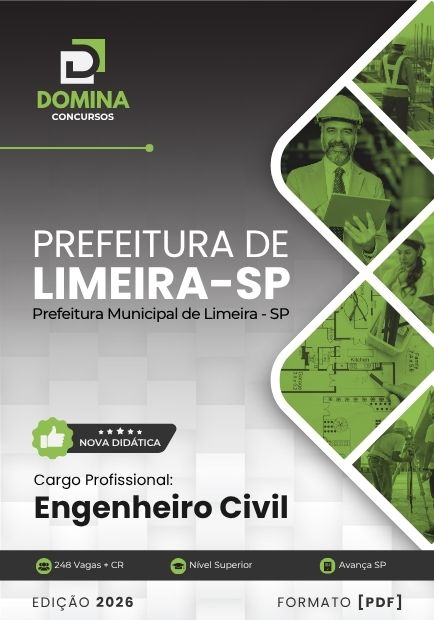 Engenheiro Civil Limeira SP | Apostila 2026 1 Engenheiro Civil Limeira SP | Apostila 2026