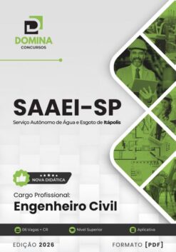 Engenheiro Civil SAAEI de Itápolis SP | Apostila 2026
