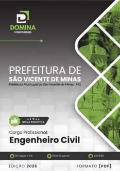 Engenheiro Civil São Vicente de Minas MG | Apostila 2026
