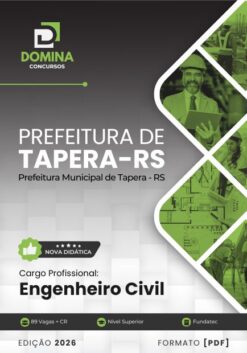Engenheiro Civil Tapera RS | Apostila 2026