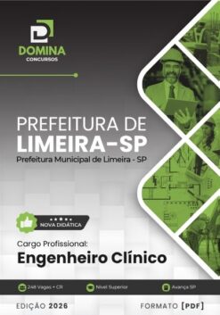 Engenheiro Clínico Limeira SP | Apostila 2026