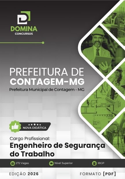Engenheiro de Segurança do Trabalho Contagem MG | Apostila 2026 1 Engenheiro de Segurança do Trabalho Contagem MG | Apostila 2026