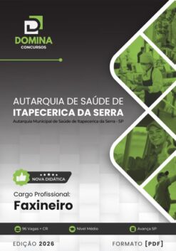 Faxineiro AMS Itapecerica da Serra SP | Apostila 2026
