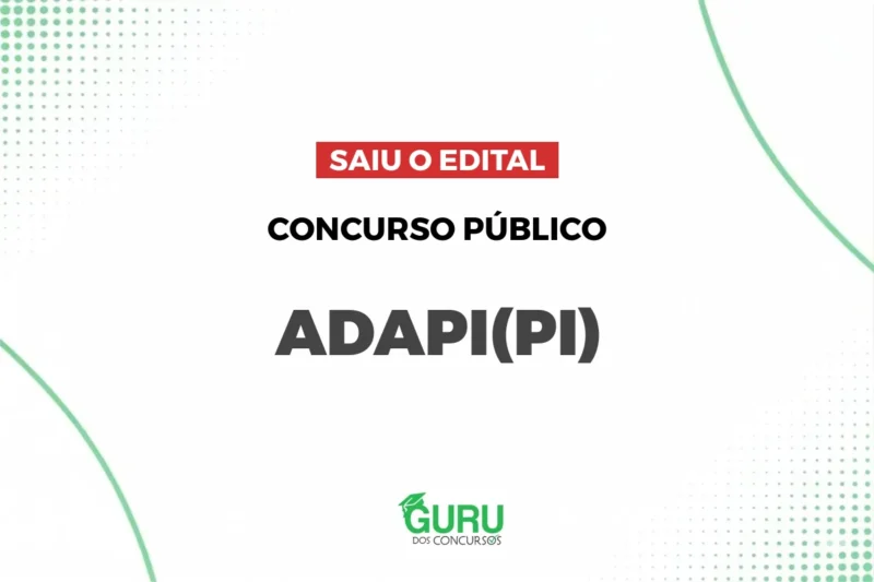 Concurso ADAPI/SAF: Edital Publicado! 10 Vagas Médico Veterinário