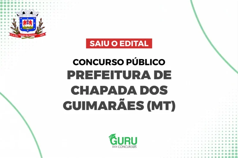 Concurso Chapada dos Guimarães: Edital Publicado! 144 Vagas! 1 featured 212