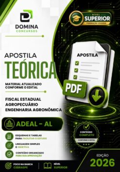 Fiscal Agropecuário Engenharia Agronômica ADEAL | Apostila 2026