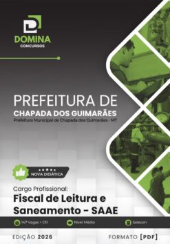 Fiscal de Leitura e Saneamento SAAE de Chapada dos Guimarães MT | Apostila 2026