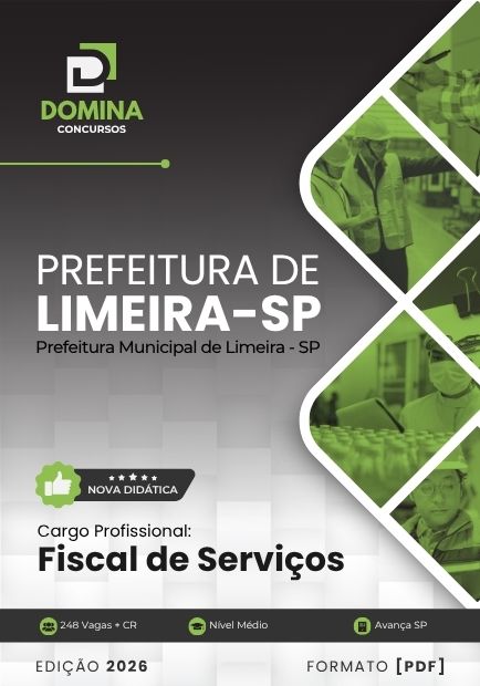 Fiscal de Serviços Limeira SP | Apostila 2026 1 Fiscal de Serviços Limeira SP | Apostila 2026