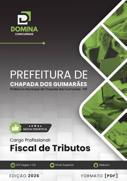 Fiscal de Tributos Chapada dos Guimarães MT | Apostila 2026 1 Fiscal de Tributos Chapada dos Guimarães MT | Apostila 2026